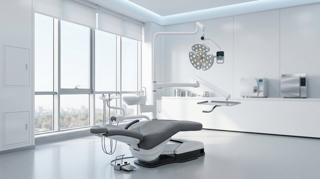 Unit dentar ONE Surge cu design deschis intr-o sala de chirurgie orala