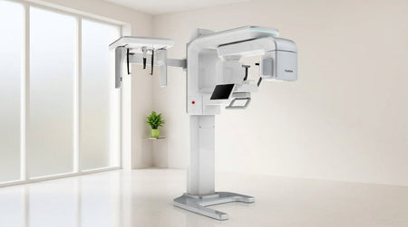 Aparat CBCT Fussen Rubik X1 intr-o sala de imagistica luminoasa