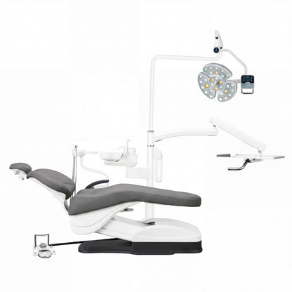 Unit dentar ONE Surge – scaun stomatologic chirurgical, vedere din față