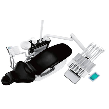 Unit dentar ONE Vision – vedere de sus, măsuța medicului cu 6 posturi